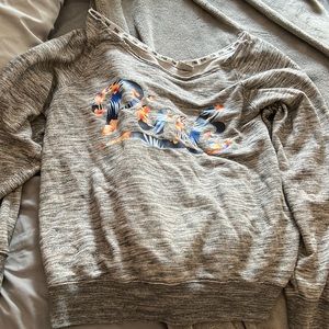 Pink off the shoulder